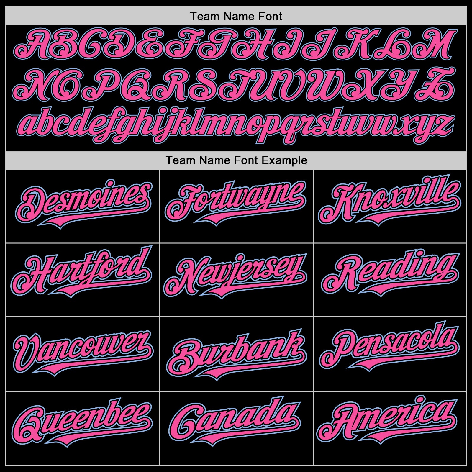 Custom Black White Pinstripe Pink-Light Blue Authentic Baseball Jersey