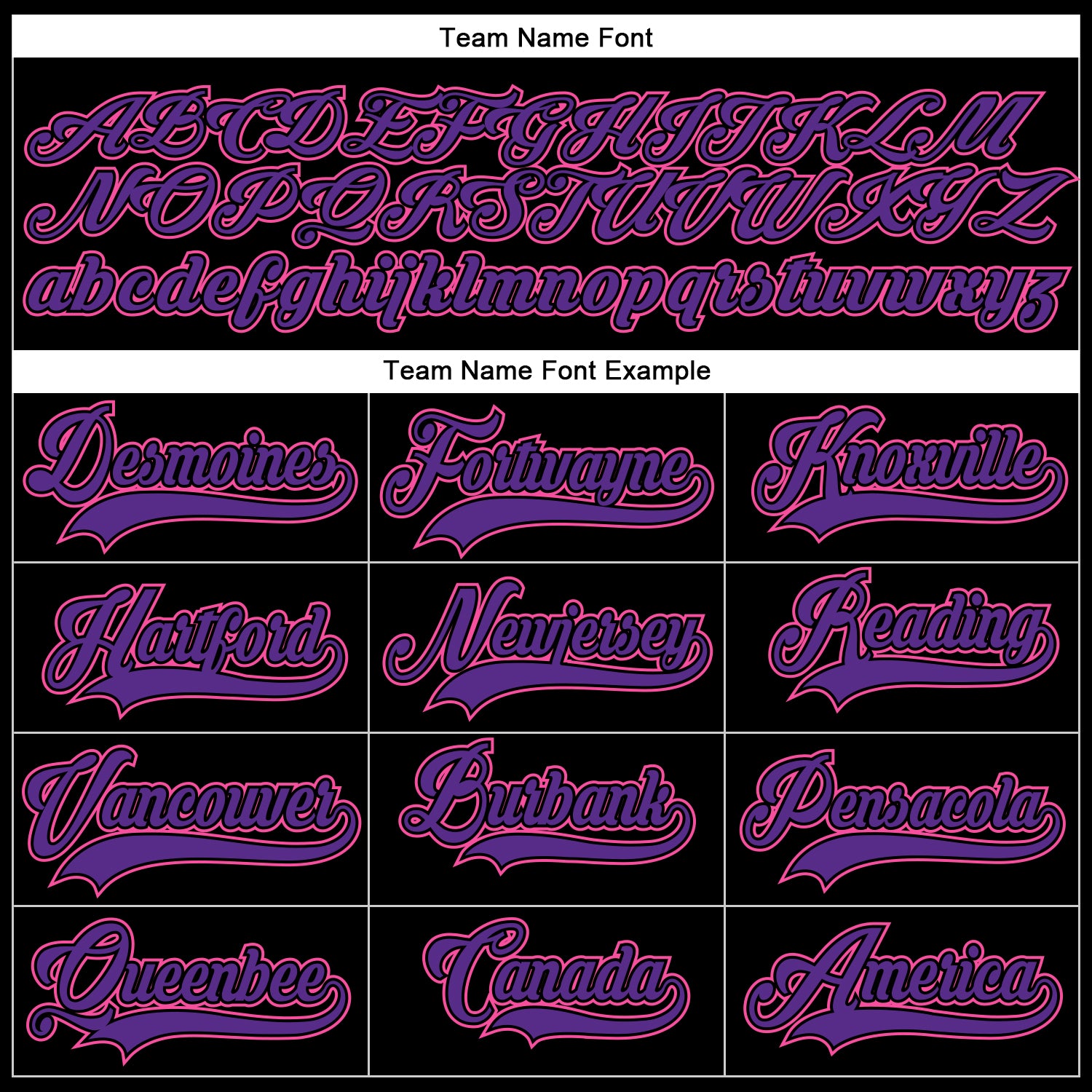 Custom Hockey Jersey Black Purple-Pink Hockey Lace Neck Jersey Men's Size:2XL