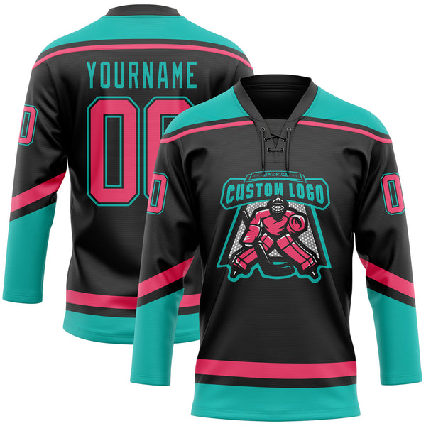 San Jose Sharks Jersey NHL Neon Personalized Jersey Custom 