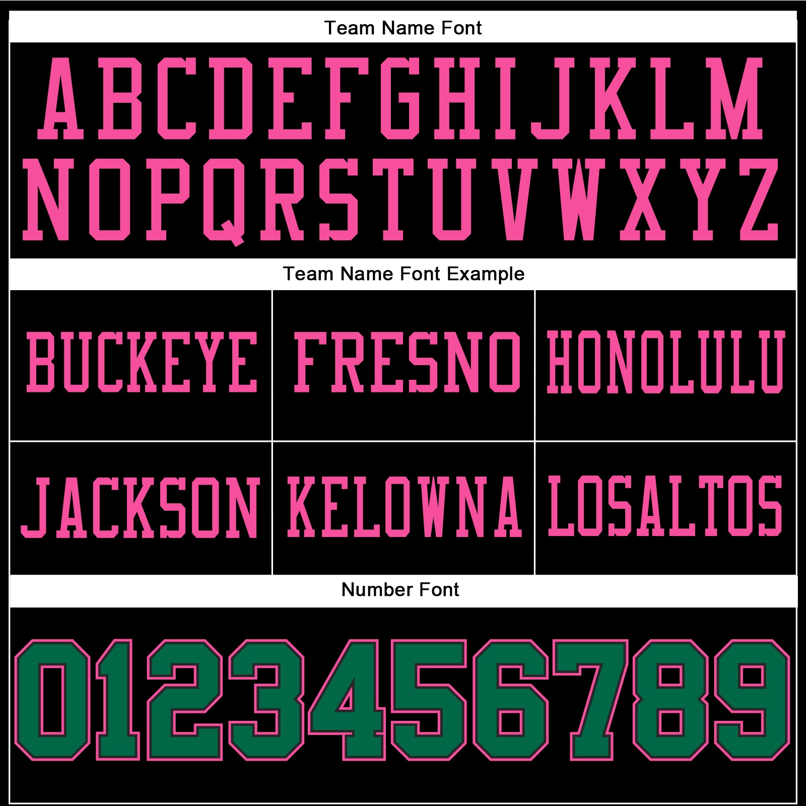 Custom Black Kelly Green-Pink Authentic Football Jersey