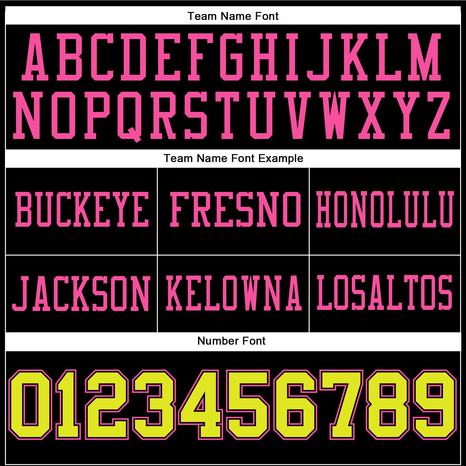 Custom Black Neon Yellow-Pink Authentic Football Jersey