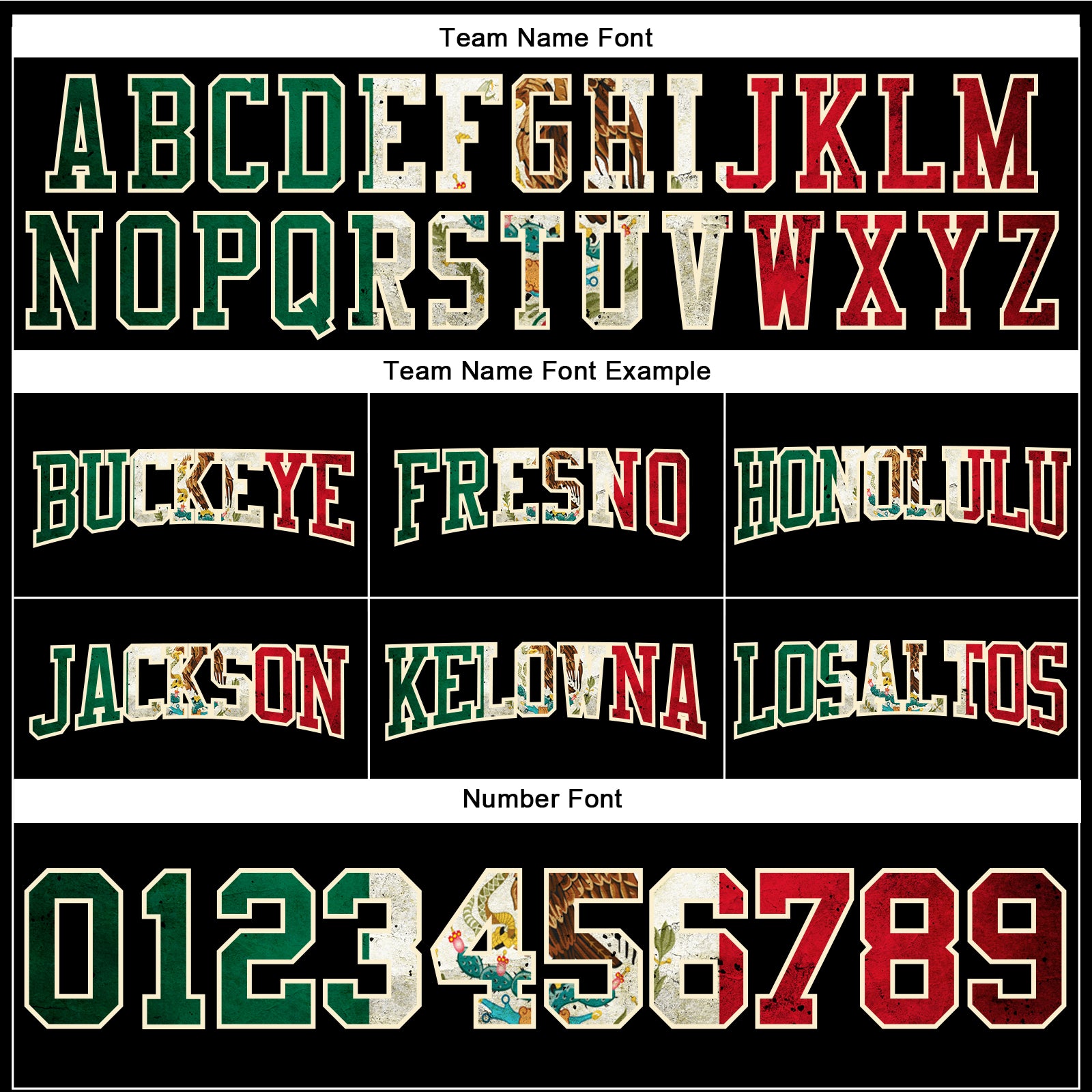 Custom Stitched Black Vintage Mexican Flag Cream-Red Football Pullover Sweatshirt Hoodie