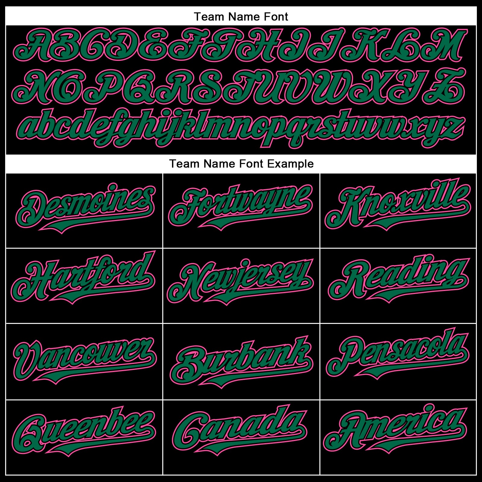 Custom Black Kelly Green-Pink Authentic Baseball Jersey