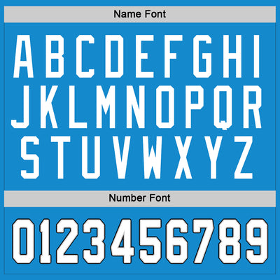 Custom Blue White-Black Hockey Jersey