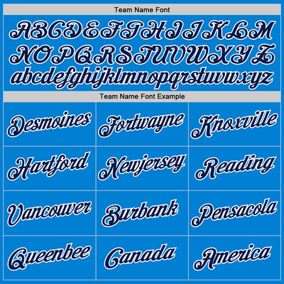 Custom Blue Navy-White Performance T-Shirt