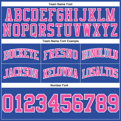 Custom Blue Pink-White Authentic Throwback Basketball Shorts