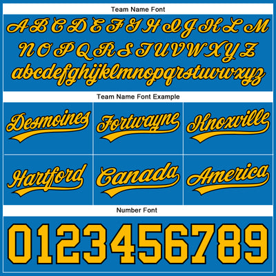 Custom Blue Gold-Black Authentic Throwback Basketball Shorts