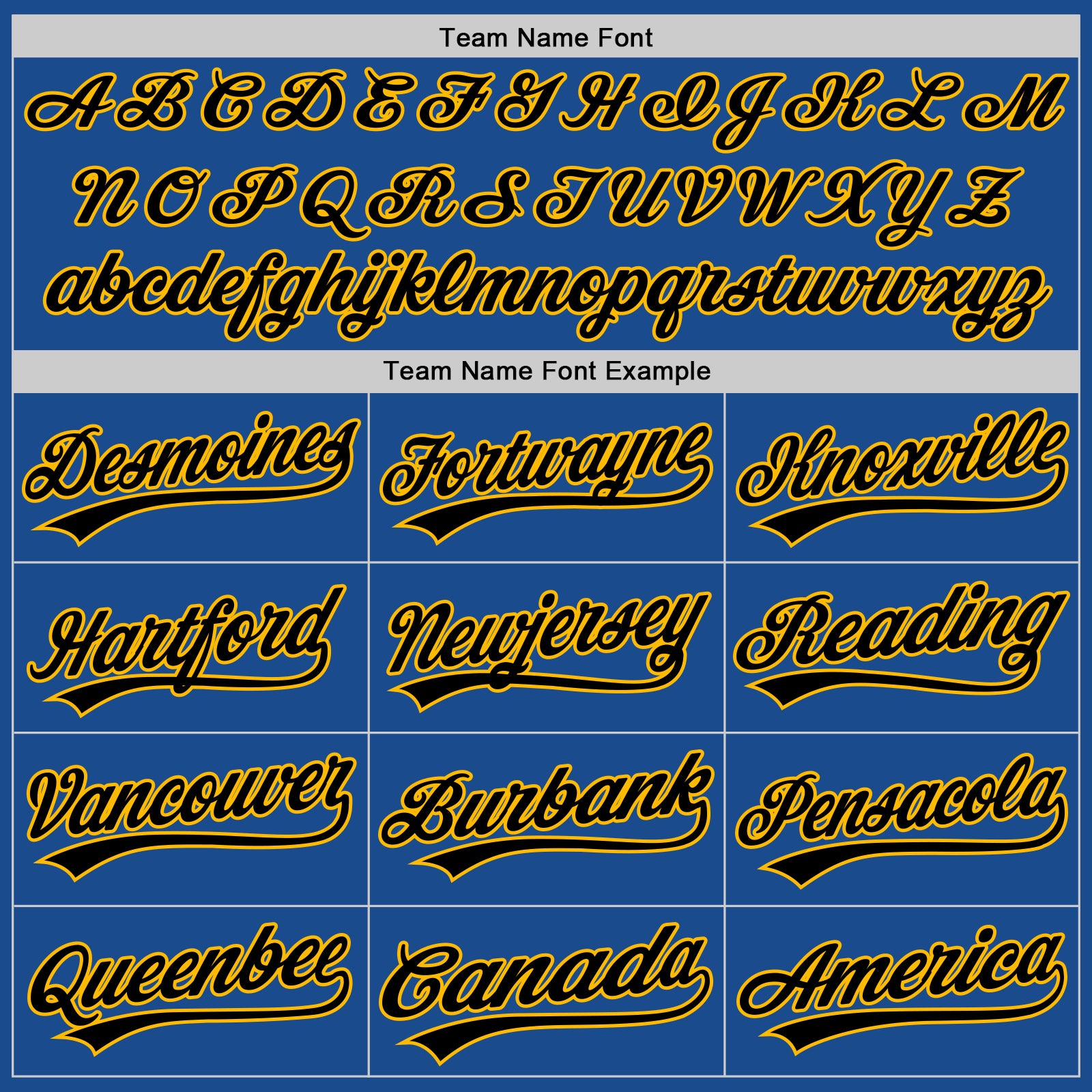 Custom Blue Gold-Black Authentic Throwback Baseball Jersey