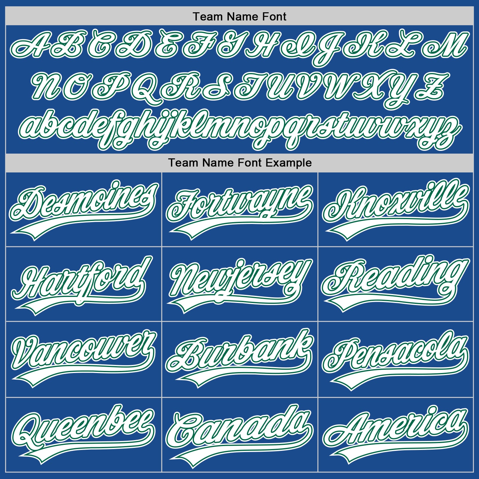 Custom Blue White-Kelly Green Authentic Throwback Baseball Jersey