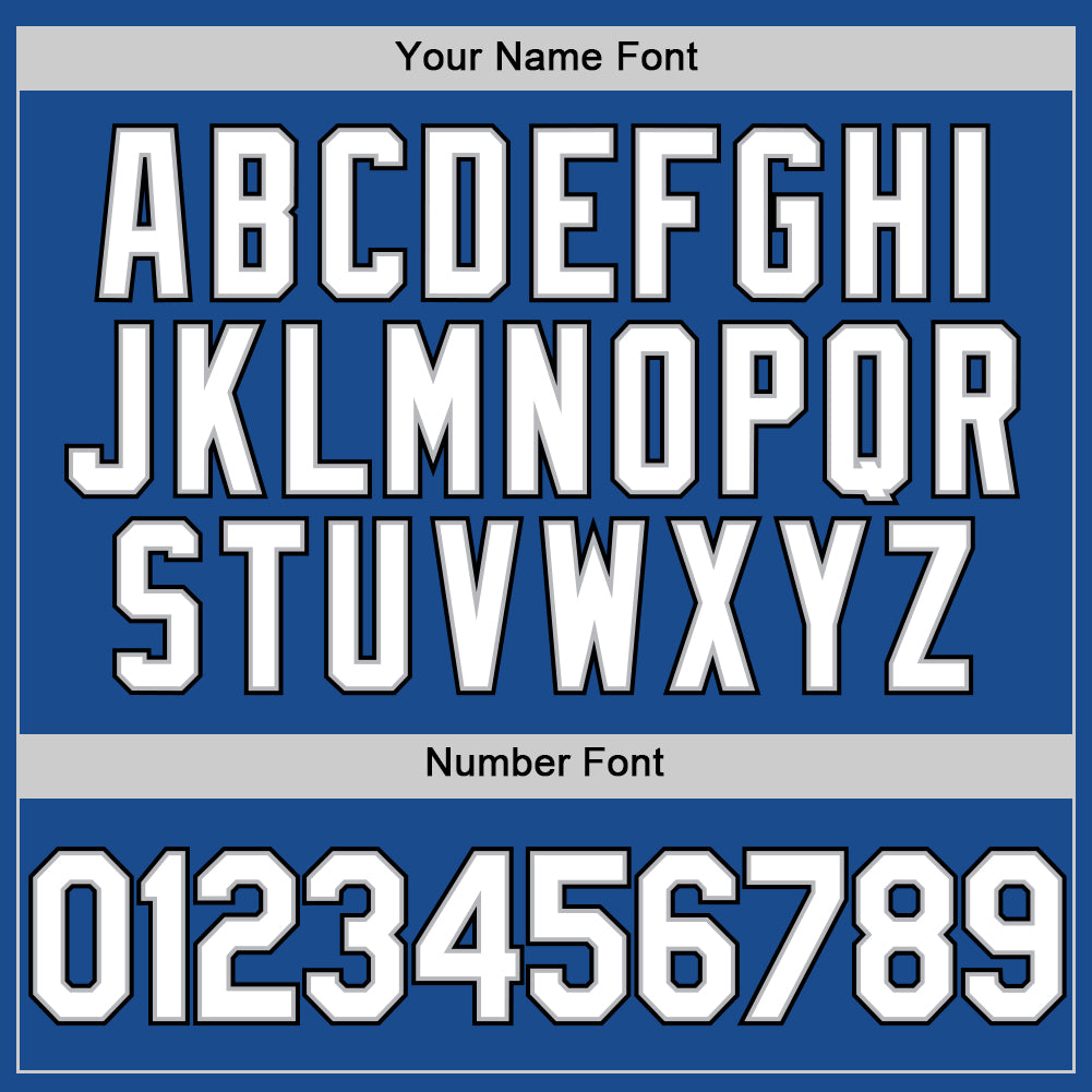 Custom Blue Gray-Black Authentic Throwback Baseball Jersey