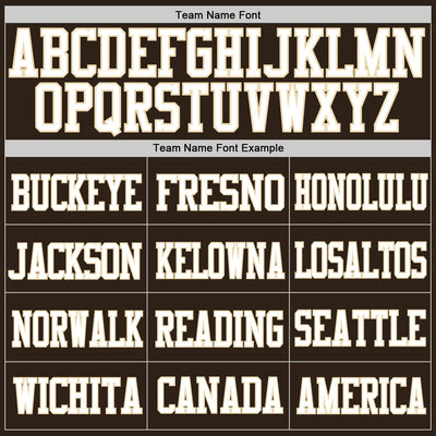 Custom Brown Red-Cream Mesh Authentic Football Jersey