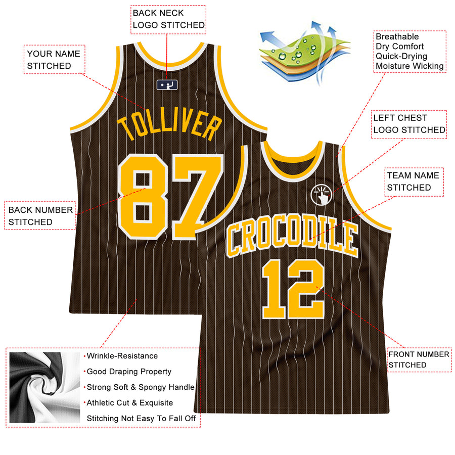 Custom 3D Pattern Basketball Games Jerseys Fad Color Shirts Tank Top  Tagged Brown - FansIdea