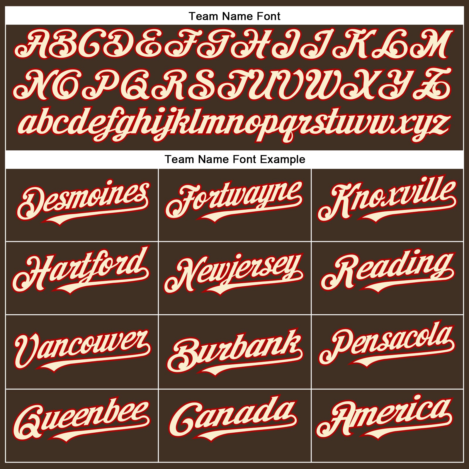 Custom Brown Cream-Red Authentic Baseball Jersey