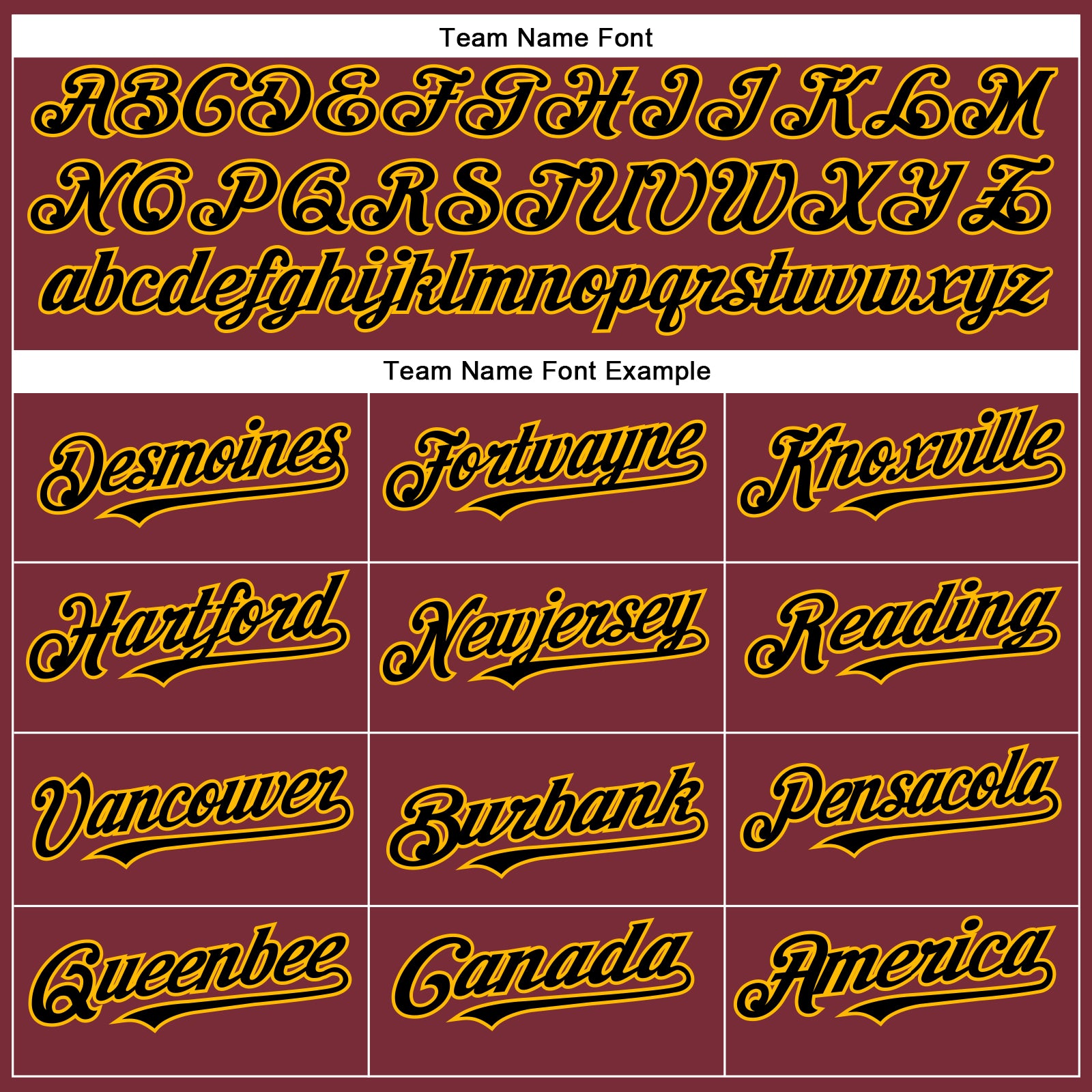 Custom Burgundy Black-Gold Authentic Baseball Jersey