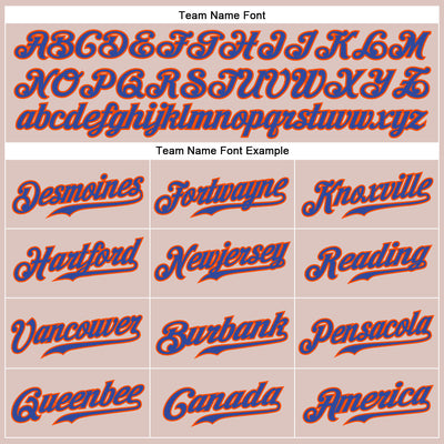 Custom Camo Royal-Orange Authentic Salute To Service Baseball Jersey