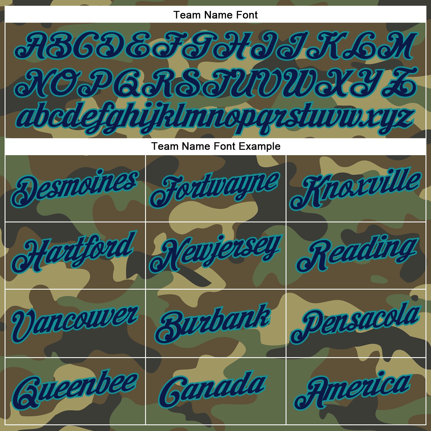 Custom Camo Navy-Teal Performance Salute To Service T-Shirt