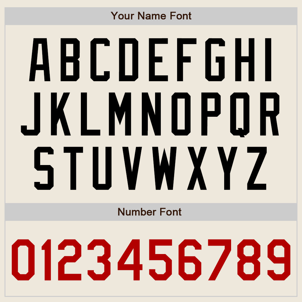 Custom Cream Red-Black Authentic Baseball Jersey