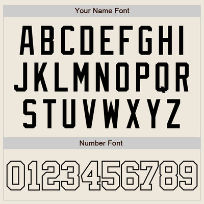 Custom Cream Cream-Black Authentic Baseball Jersey