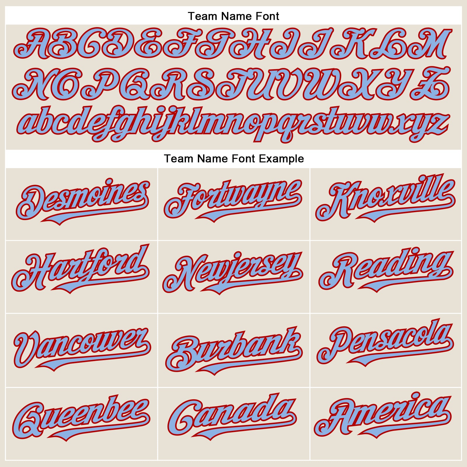 Custom Cream Light Blue-Red Authentic Baseball Jersey