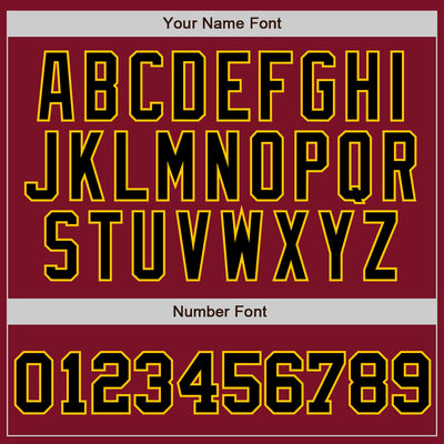 Custom Crimson Black Pinstripe Black-Gold Authentic Baseball Jersey