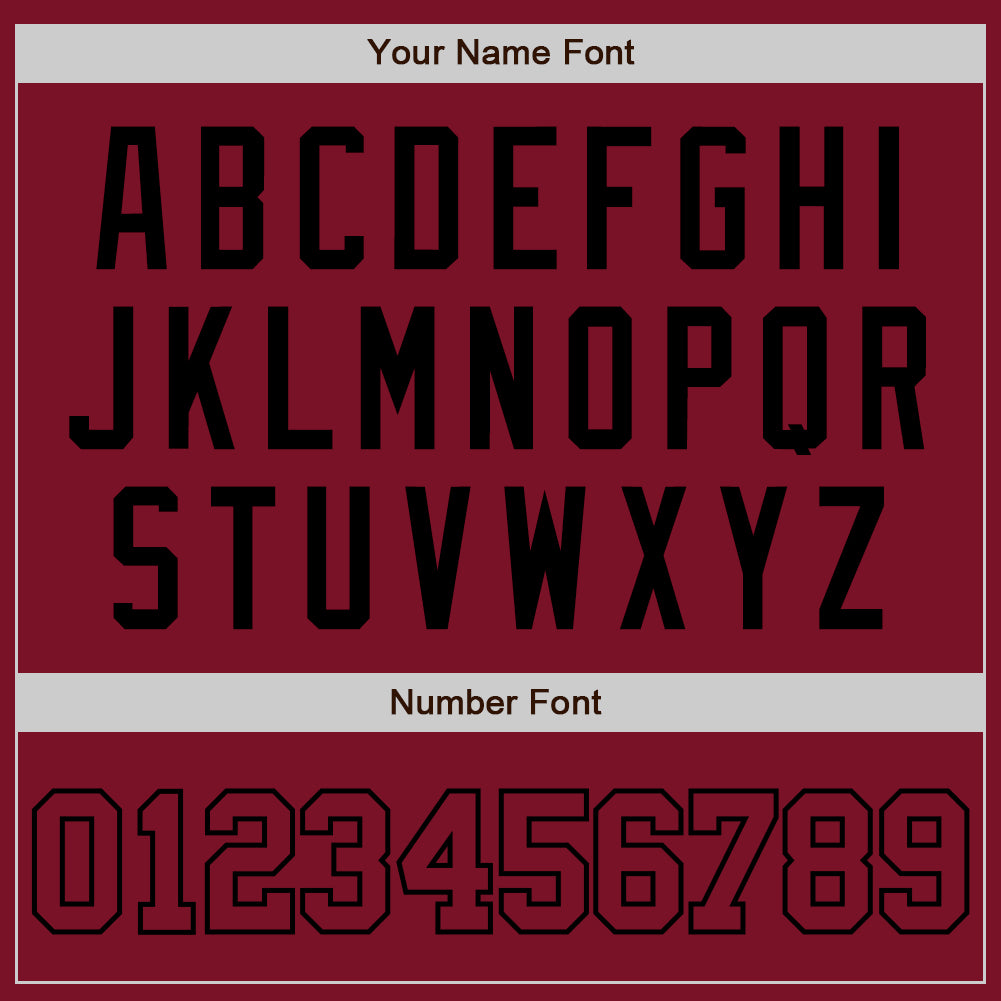 Custom Crimson Crimson-Black Authentic Baseball Jersey