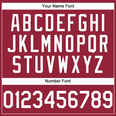 Custom Crimson White Performance T-Shirt