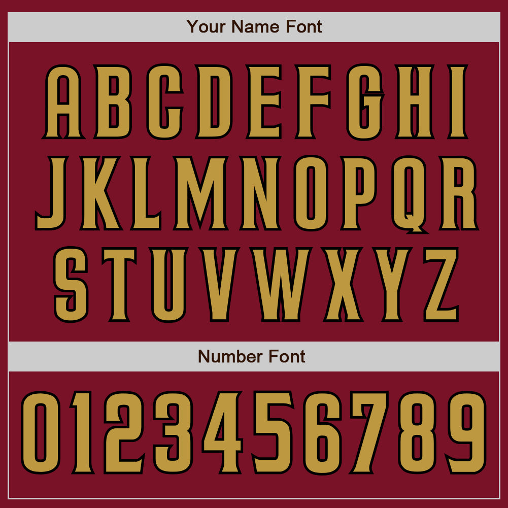 Custom Crimson Old Gold-Black Authentic Baseball Jersey