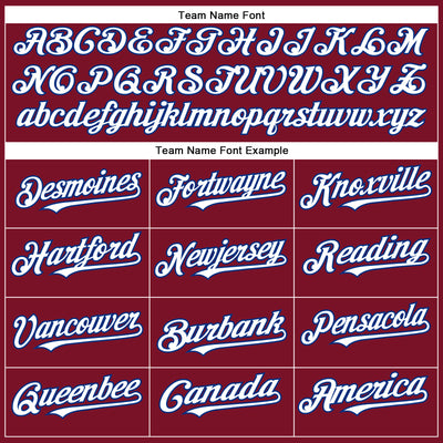 Custom Crimson White-Royal Authentic Baseball Jersey