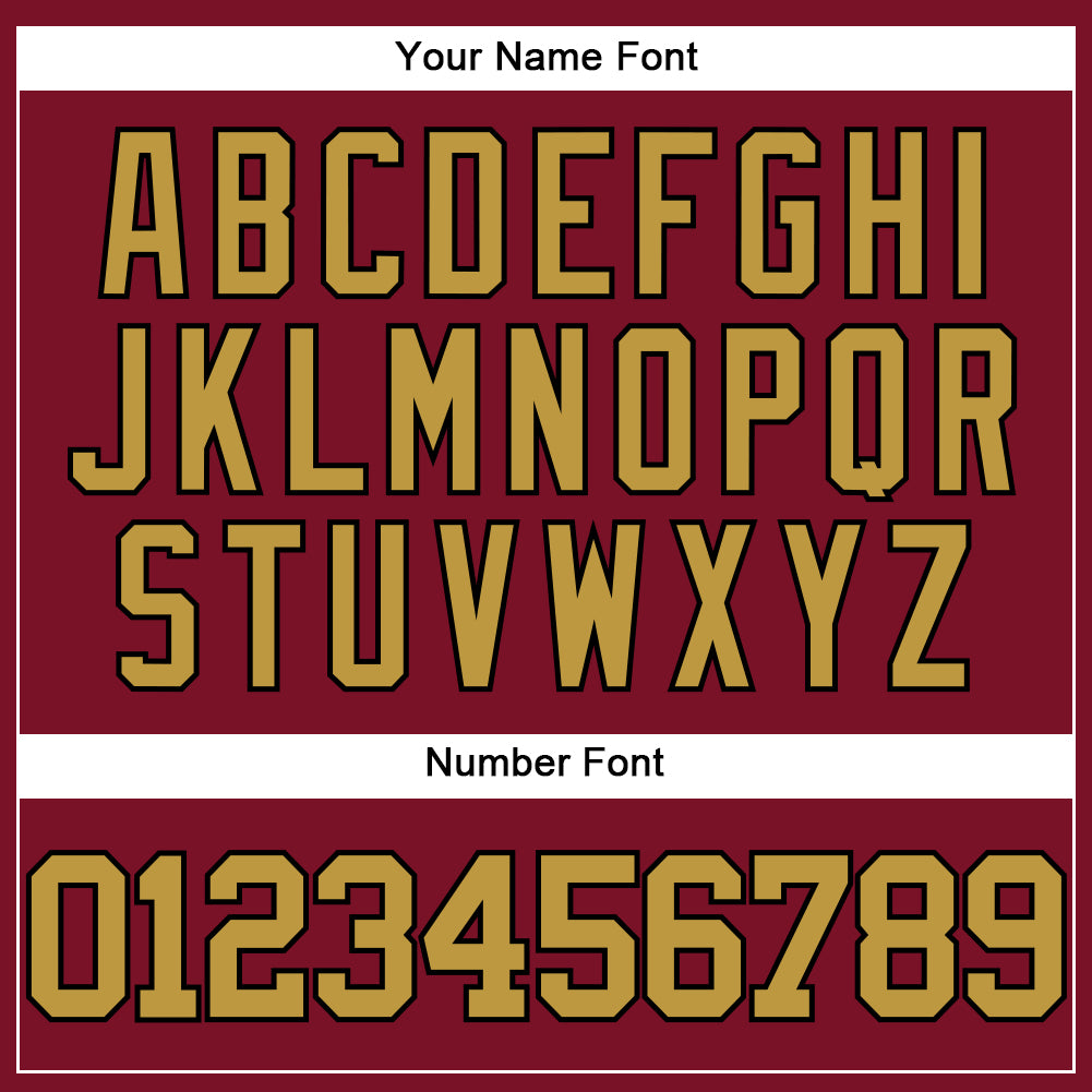 Custom Crimson Old Gold-Black Authentic Baseball Jersey