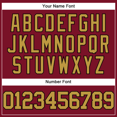 Custom Crimson Old Gold-Black Authentic Baseball Jersey