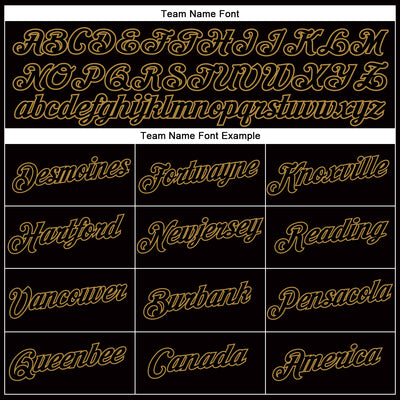 Custom Women's Black Black-Old Gold V-Neck Cropped Baseball Jersey