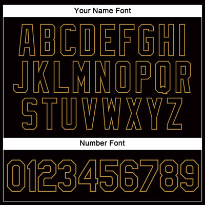 Custom Women's Black Black-Old Gold V-Neck Cropped Baseball Jersey