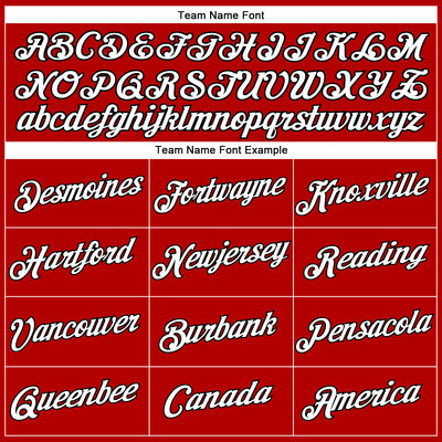 Custom Women's Red White-Black V-Neck Cropped Baseball Jersey