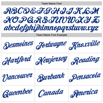 Custom Women's White Royal V-Neck Cropped Baseball Jersey