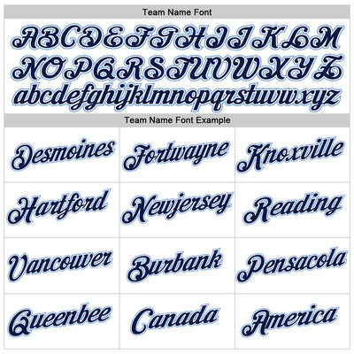 Custom Women's White Navy-Light Blue V-Neck Cropped Baseball Jersey