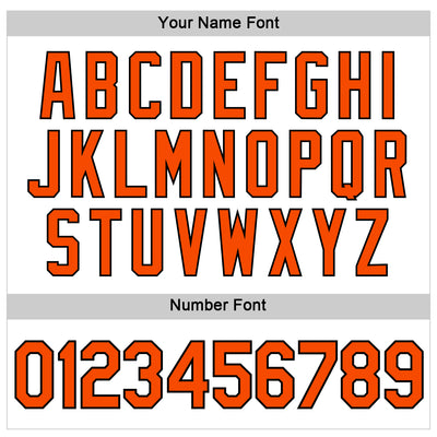 Custom Women's White Orange-Black V-Neck Cropped Baseball Jersey