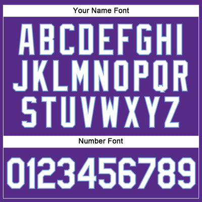 Custom Women's Purple White-Light Blue V-Neck Cropped Baseball Jersey