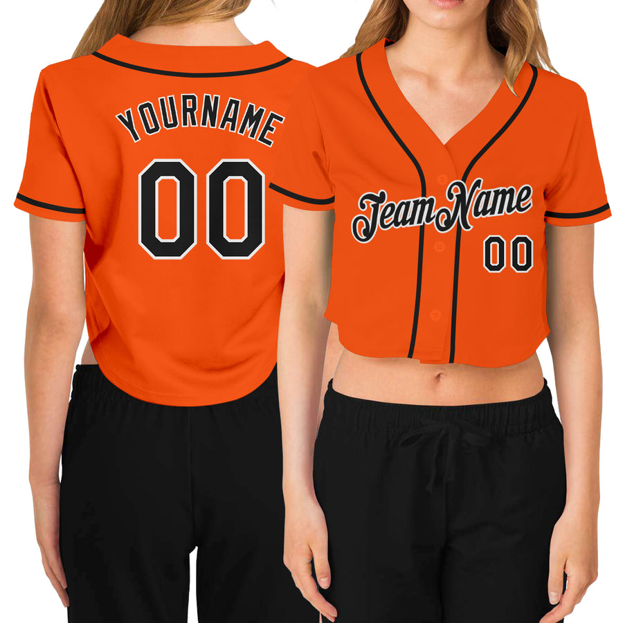 Crop Top Baseball Jerseys & Uniforms - Crop Top Jerseys for Women