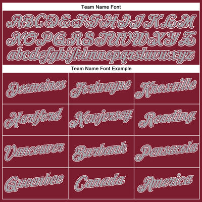 Custom Women's Crimson Gray-White V-Neck Cropped Baseball Jersey