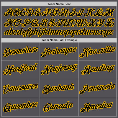 Custom Steel Gray Black-Gold Performance T-Shirt