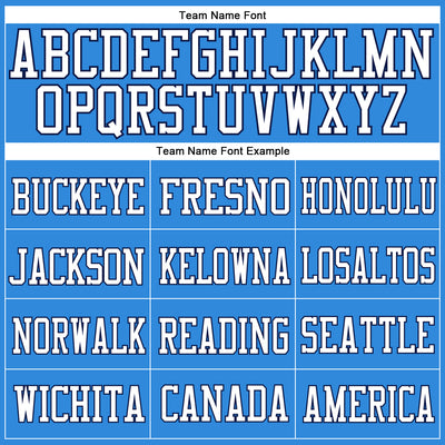 Custom Powder Blue White-Navy Mesh Authentic Football Jersey