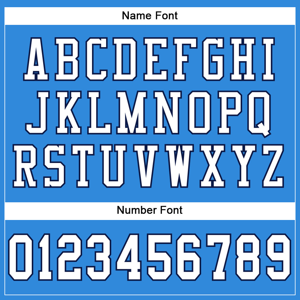 Custom Powder Blue White-Navy Mesh Authentic Football Jersey