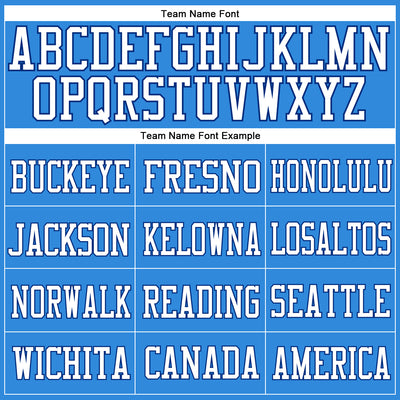 Custom Powder Blue White-Royal Mesh Authentic Football Jersey