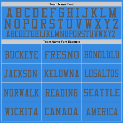 Custom Powder Blue Gray-Steel Gray Mesh Authentic Football Jersey