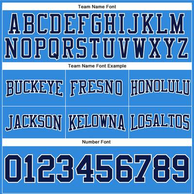 Custom Stitched Powder Blue Navy-White Football Pullover Sweatshirt Hoodie