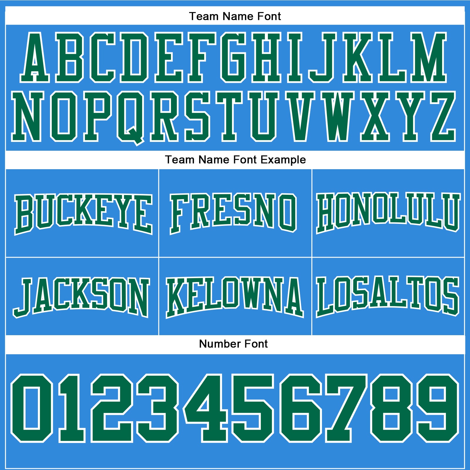 Custom Stitched Powder Blue Kelly Green-White Football Pullover Sweatshirt Hoodie