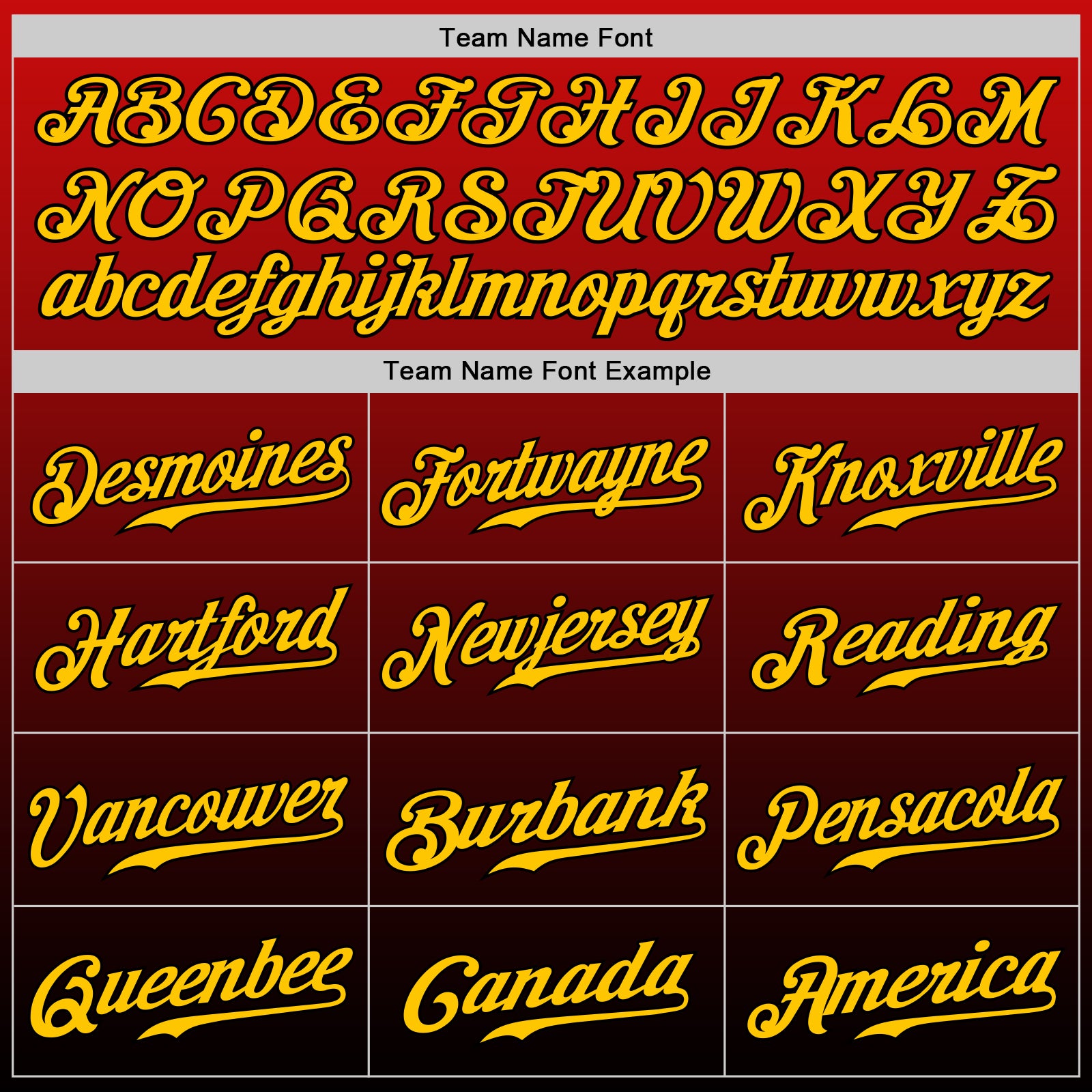 Custom Red Gold-Black Authentic Fade Fashion Baseball Jersey