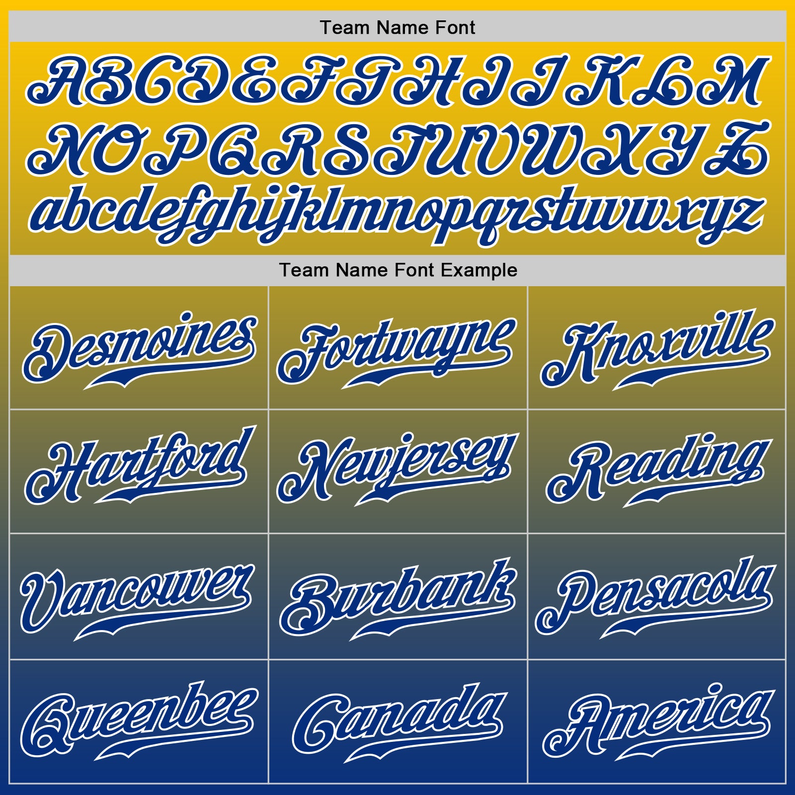 Custom Yellow Royal-White Authentic Fade Fashion Baseball Jersey