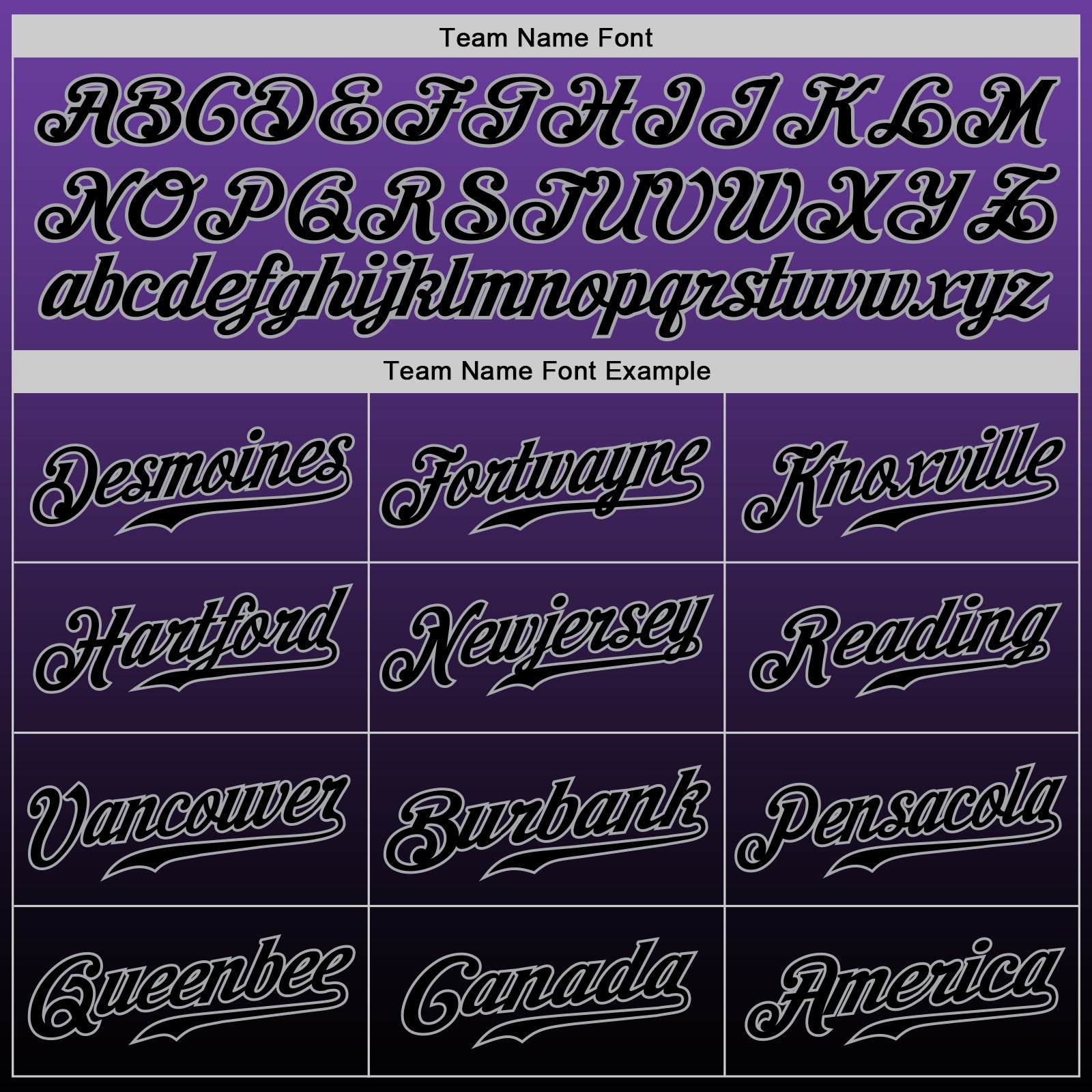 Custom Purple Black-Gray Authentic Fade Fashion Baseball Jersey