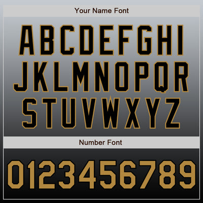 Custom Gray Old Gold-Black Authentic Fade Fashion Baseball Jersey